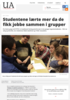 Studentene lærte mer da de fikk jobbe sammen i grupper