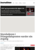 Styrelederen i Drangedalsposten varsler sin avgang
