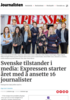 Svenske tilstander i media: Expressen starter året med å ansette 16 journalister
