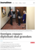 Sveriges «tause» diplomati skal granskes