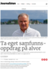 Ta eget samfunns-oppdrag på alvor