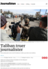 Taliban truer journalister
