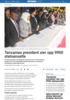Tanzanias president sier opp 9900 statsansatte