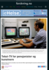 Tekst-TV for pensjonister og kunstnere