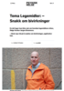 Tema Legemidler: - Snakk om bivirkninger