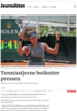 Tennisstjerne boikotter pressen