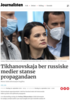 Tikhanovskaja ber russiske medier stanse propagandaen