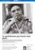 To sørafrikanere jeg minnes med glede