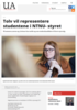 Tolv vil representere studentene i NTNU- styret