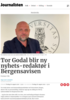 Tor Godal blir nyhetsredaktør i BA
