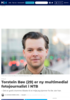 Torstein Bøe (29) er ny multimedial fotojournalist i NTB
