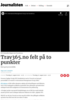 Trav365.no felt på to punkter