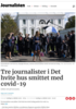 Tre journalister i Det hvite hus smittet med covid-19