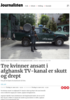 Tre kvinner ansatt i afghansk TV-kanal er skutt og drept
