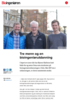 Tre menn og en bioingeniørutdanning