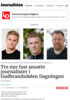 Tre nye fast ansatte journalister i Gudbrandsdølen Dagningen