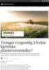 Trenger vi egentlig å frykte kjemiske plantevernmidler?