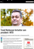 Trond Markussen fortsetter som president i NITO