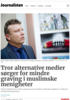 Tror alternative medier sørger for mindre graving i muslimske menigheter