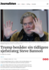 Trump benåder sin tidligere sjefstrateg Steve Bannon