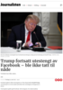 Trump fortsatt utestengt av Facebook - ble ikke tatt til nåde