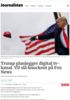 Trump planlegger digital tv-kanal. Vil slå knockout på Fox News