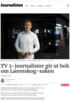 TV 2-journalister gir ut bok om Lørenskog-saken