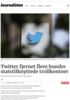 Twitter fjernet flere hundre statstilknyttede trollkontoer