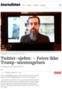 Twitter-sjefen: - Feirer ikke Trump-utestengelsen