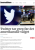 Twitter tar grep før det amerikanske valget