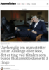 Uavhengig om man støtter Julian Assange eller ikke, det er ting ved tiltalen som burde få alarmklokkene til å ringe