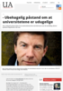 - Ubehagelig påstand om at universitetene er udugelige