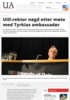 UiO-rektor nøgd etter møte med Tyrkias ambassadør