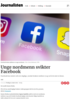 Unge nordmenn svikter Facebook