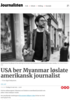 USA ber Myanmar løslate amerikansk journalist