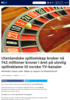 Utenlandske spillselskap bruker nå 742 millioner kroner i året på ulovlig spillreklame til norske TV-kanaler