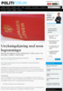 Utrykningskjøring med noen begrensninger