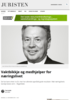 Vaktbikkje og medhjelper for næringslivet