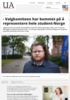 - Valgkomiteen har bommet på å representere hele student-Norge