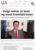 - Valgt rektor er best og mest fremtidsrettet