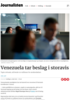 Venezuela tar beslag i storavis