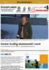 Venter kraftig skattesmell i nord