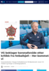 VG beklager koronaforside etter kritikk fra fotballsjef: - Her bommet vi