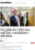 VG gikk fri i begge PFU-sakene om advokatfirmaet Rogstad