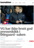 VG har ikke brutt god presseskikk i Ødegaard-saken