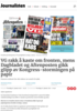 VG rakk å kaste om fronten, mens Dagbladet og Aftenposten gikk glipp av Kongress-stormingen på papir