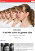 Vi er ikke slaver av genene våre