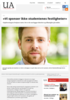 Vi sponser ikke studentenes festligheter