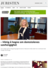 - Viktig å hegne om domstolenes uavhengighet
