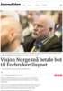 Visjon Norge må betale bot til Forbrukertilsynet